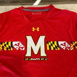 Under Armour Red HeatGear T-Shirt